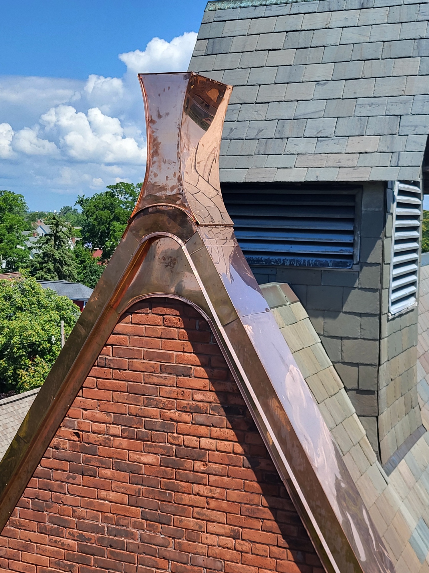 166 Cleveland Ave Copper work - Jameson Roofing