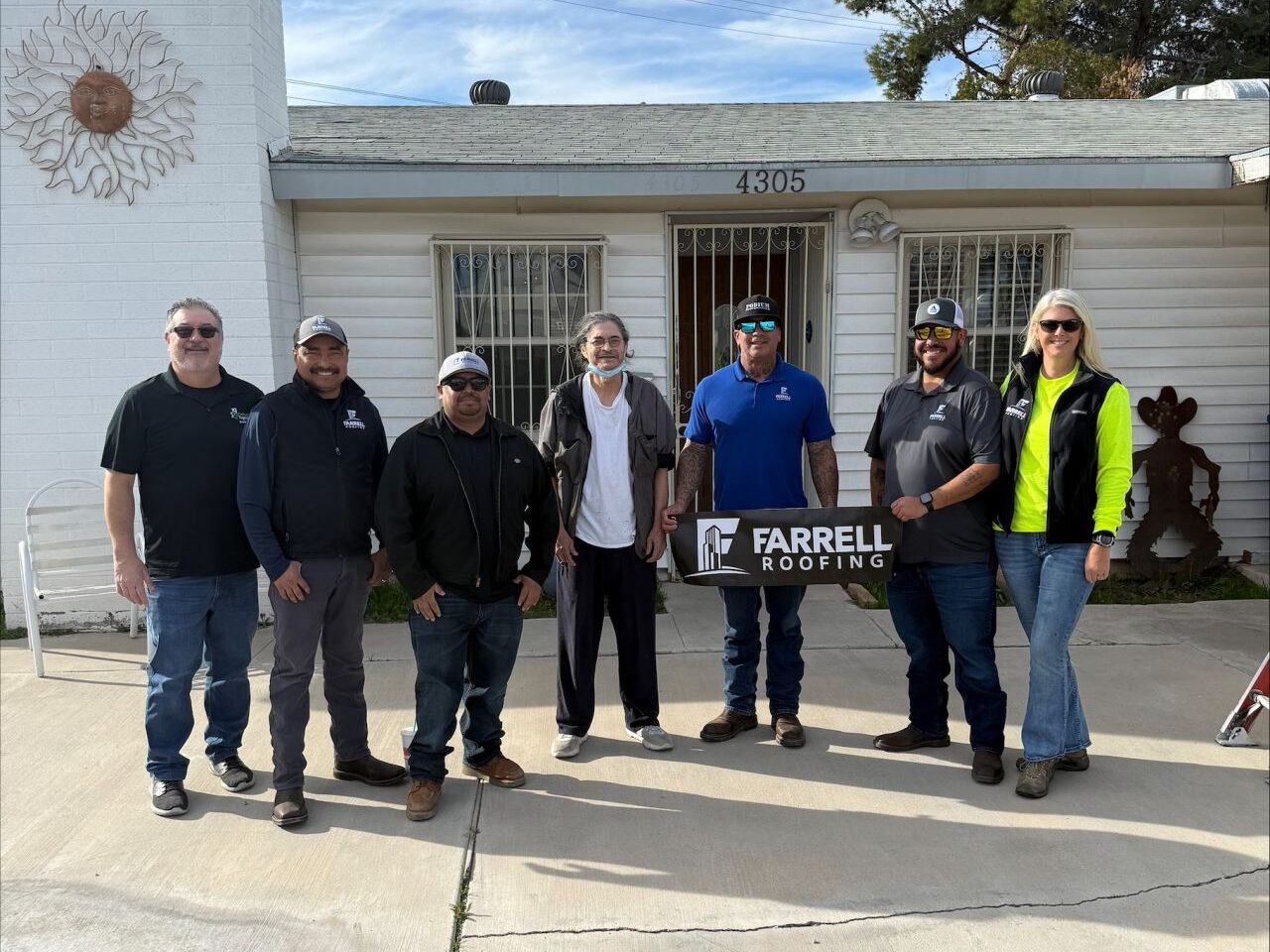 Giving Back, Side by Side: Farrell Roofing Donates Labor